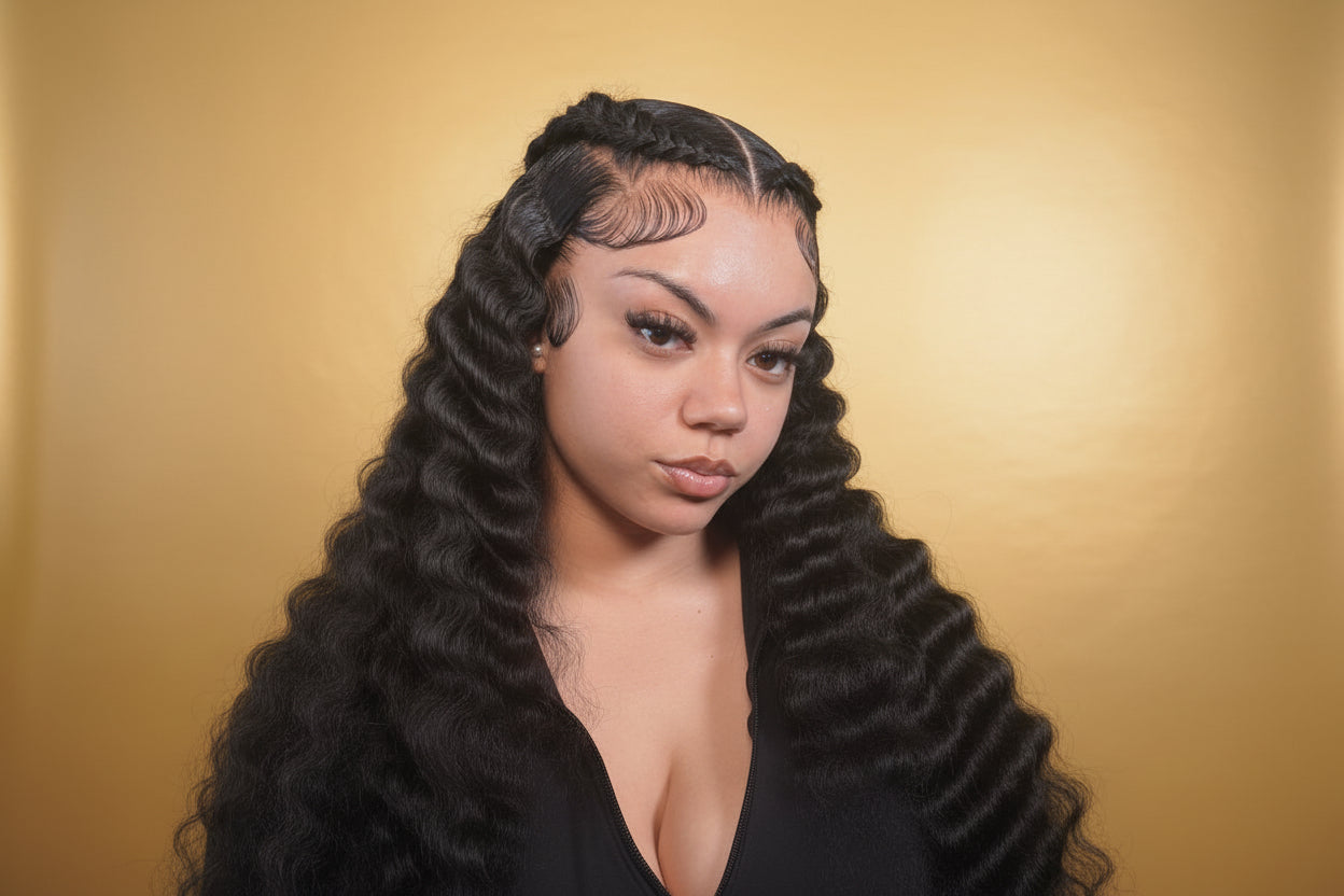 Natural 13*6 Full Frontal Wigs (HD Lace/210% density)