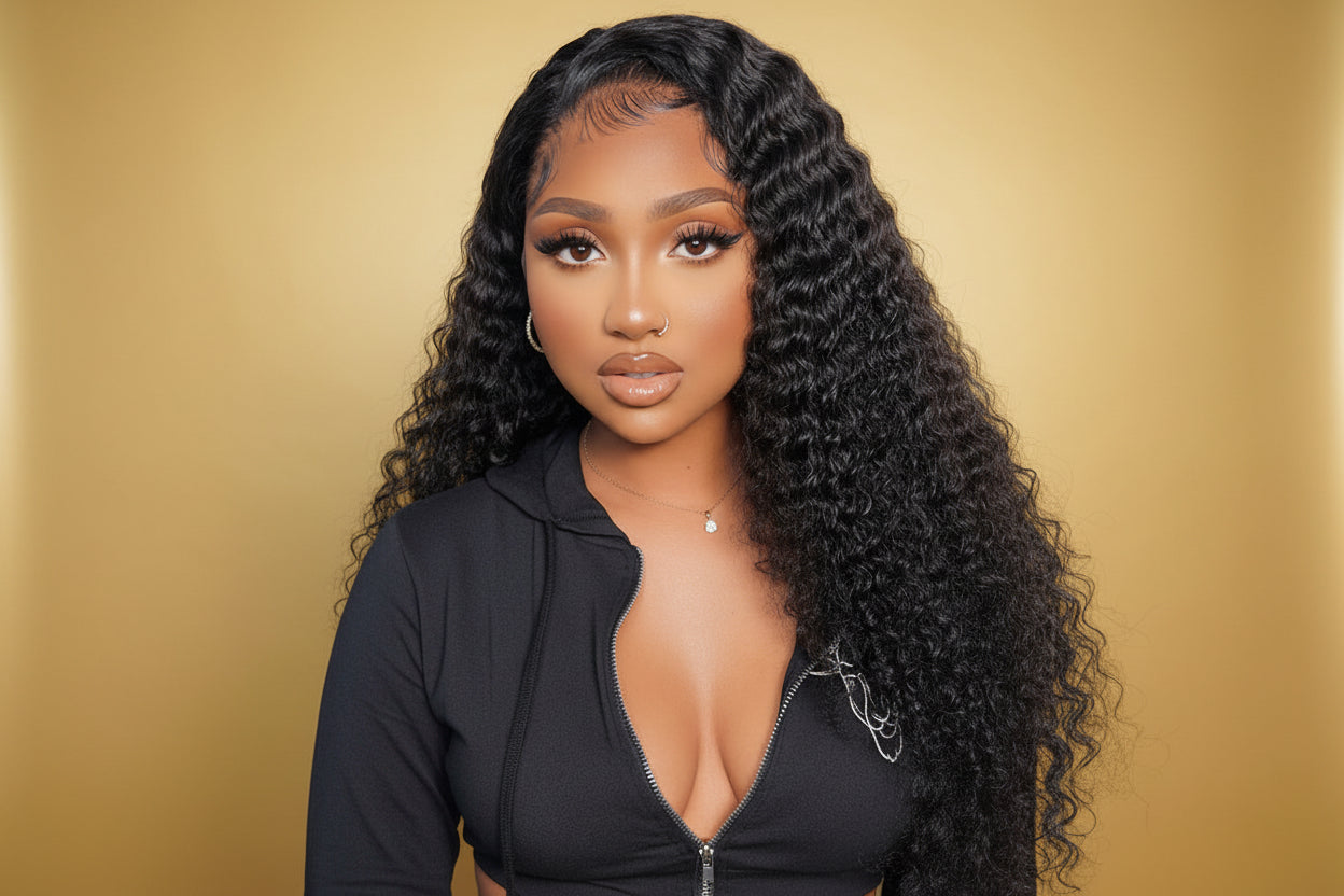 Natural 4*4 Closure Wigs (HD Lace/210% density)