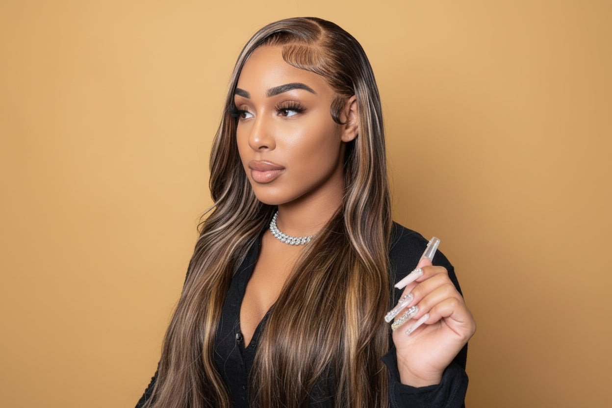 Highlight 4*4 Closure Wigs (HD Lace/210% density)
