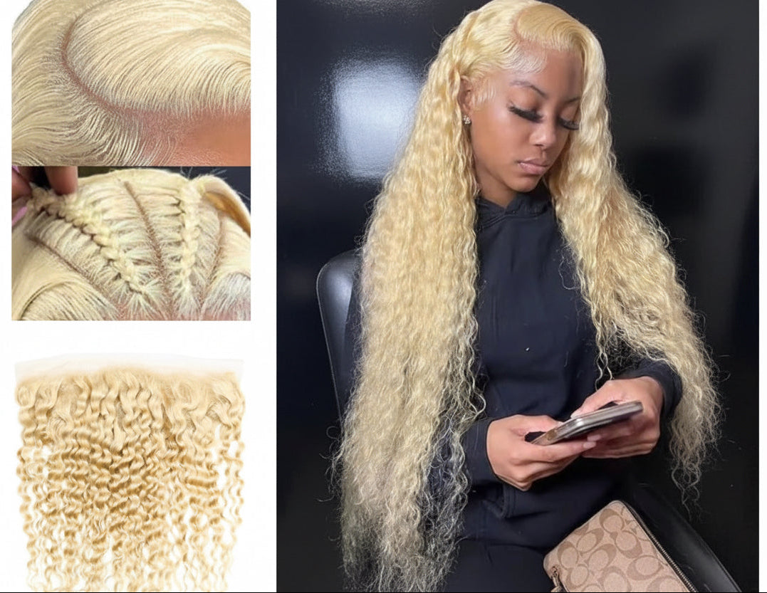 13*6 #613/Blonde Frontals (HD Lace/210% density)