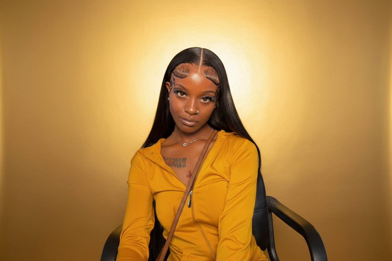 Natural 13*6 Full Frontal Wigs (HD Lace/210% density)