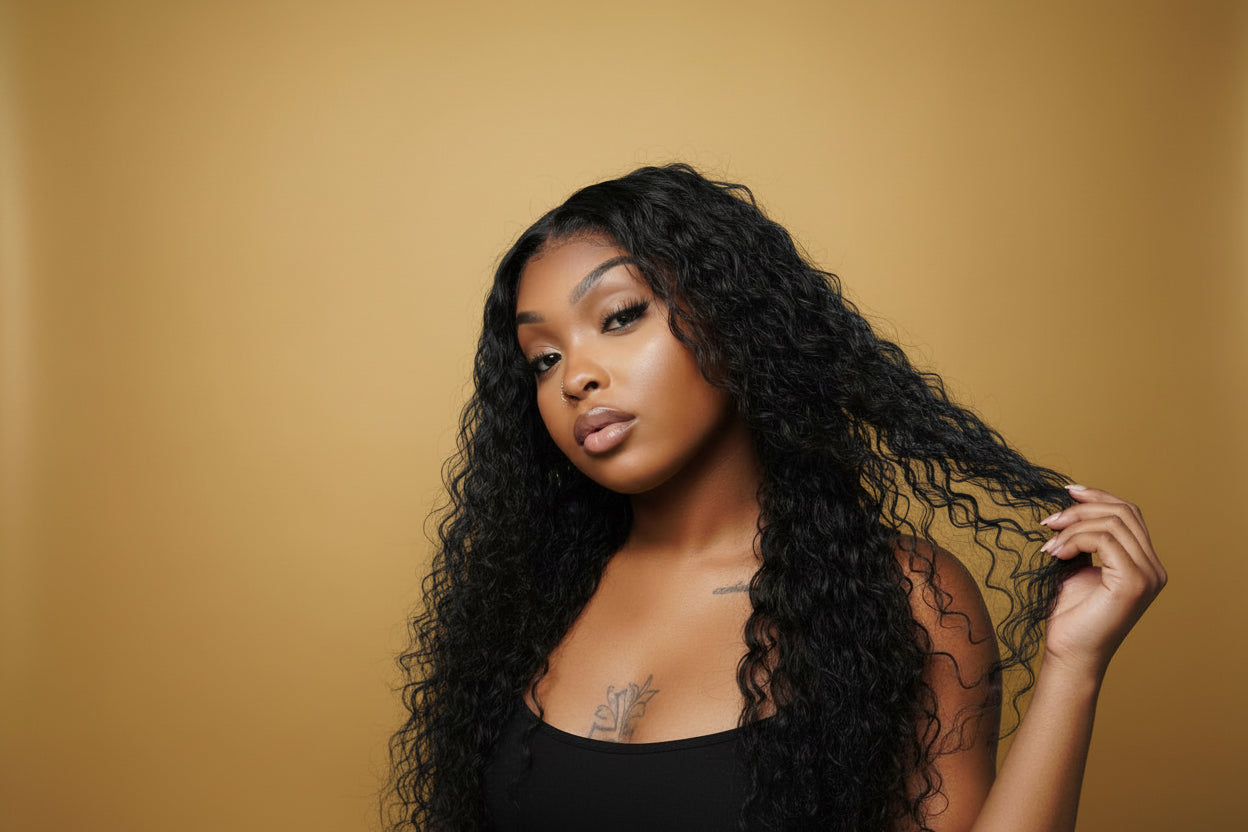 Natural 13*6 Full Frontal Wigs (HD Lace/210% density)