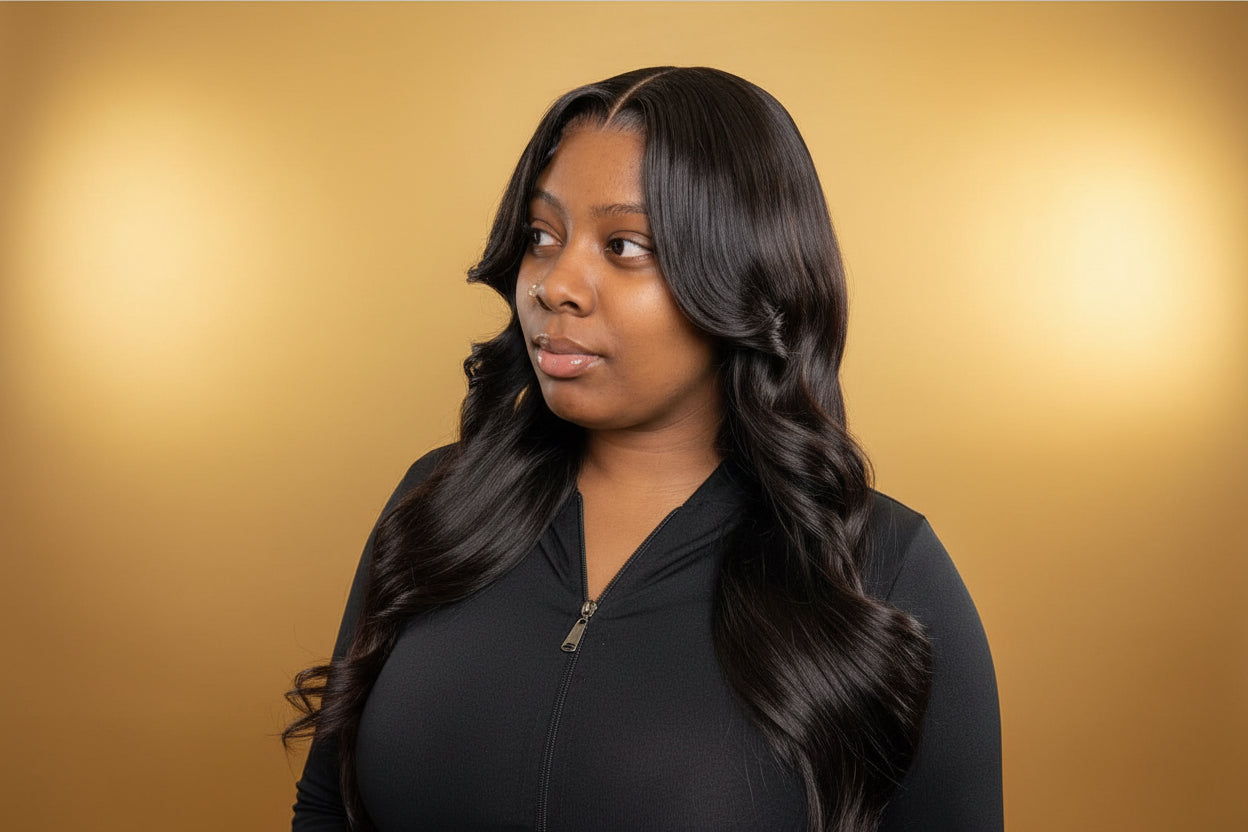 Natural 13*6 Full Frontal Wigs (HD Lace/210% density)